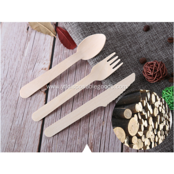 Birch wood fork Cutlery